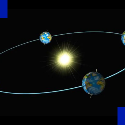 A diagram illustrating the earth's orbit around the sun with positions indicating seasonal change, including facts about leap day.