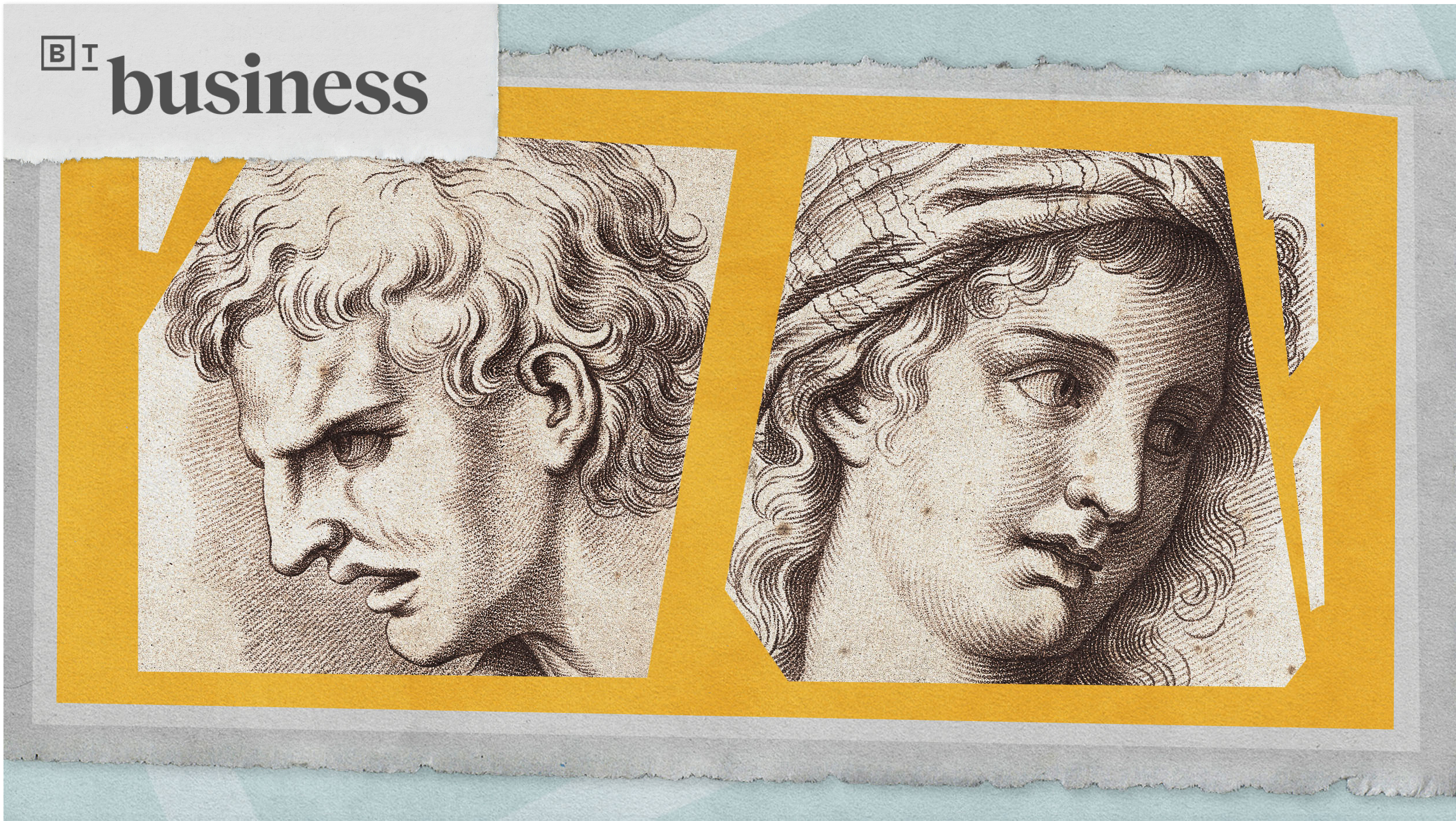 Collage of classical art suggesting a theme related to somatic markers.