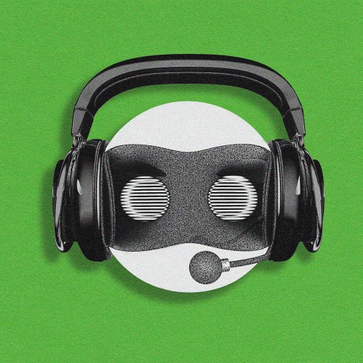 A pair of headphones on a green background with AI coaching.