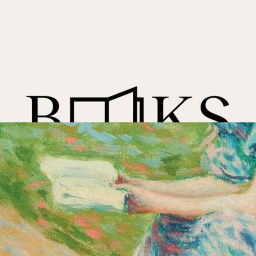 A black background with the symbols "B | T" in a box on the left and the word "BOOKS" on the right, with the first "O" replaced by an open book icon.