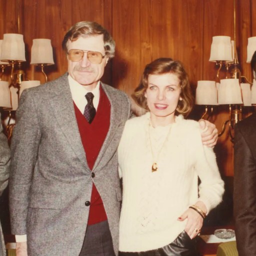 Krel and Hana Koecher celebrate with StB colleagues after returning to the Eastern Bloc.