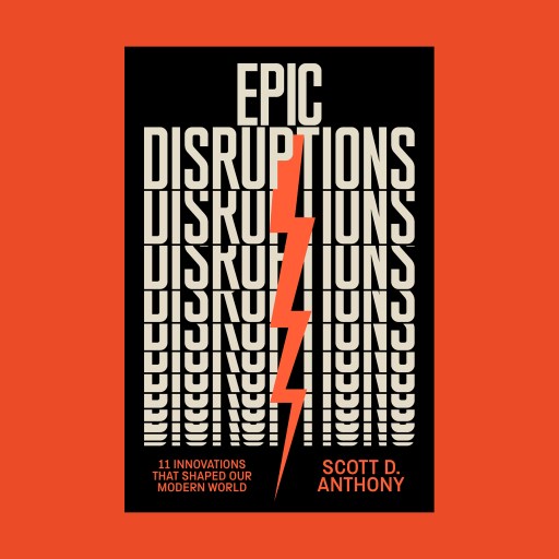 A book cover with white text and a lightning bolt, inspired by the bold vision of Mark Zuckerberg.